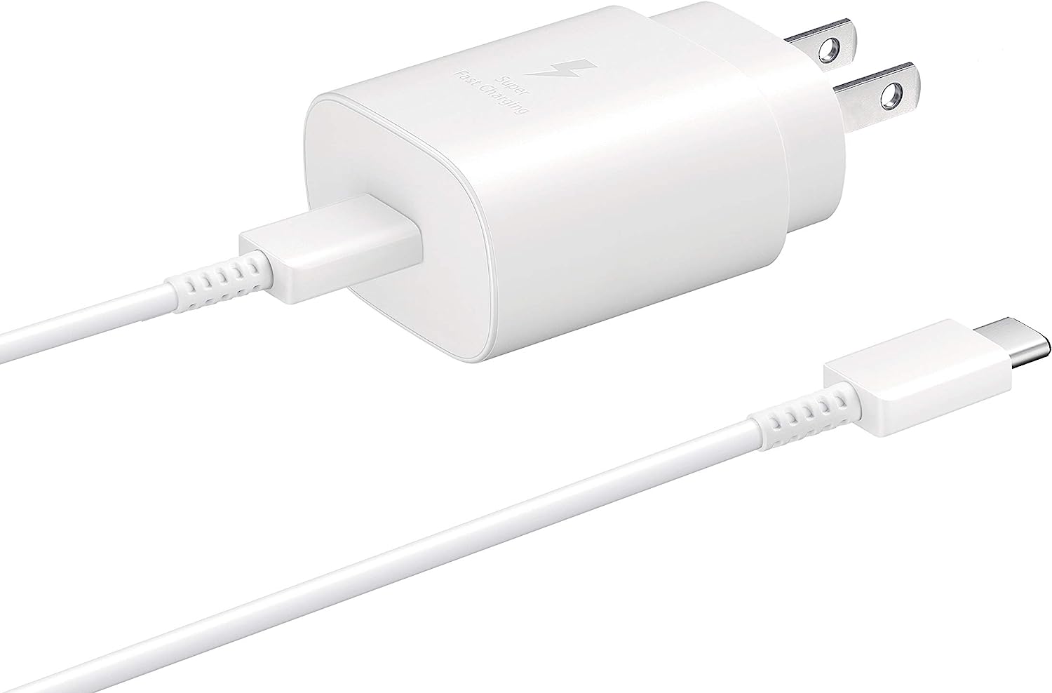 (25 W) Adaptateur secteur de charge rapide USB-C Chargeur mural et câble USB-C pour téléphones Samsung Motorola Google (25 W) Adaptateur secteur de charge rapide USB-C Chargeur mural et câble USB-C pour téléphones Samsung Motorola Google